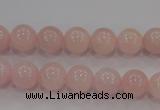 CAQ482 15.5 inches 8mm round natural pink aquamarine beads