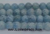 CAQ508 15.5 inches 4mm round A+ grade natural aquamarine beads