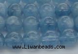 CAQ545 15.5 inches 8mm round AAAA grade natural aquamarine beads