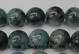 CAQ604 15.5 inches 12mm round aquamarine gemstone beads