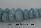 CAQ61 5*8mm – 10*16mm faceted nuggets natural aquamarine beads