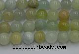 CAQ751 15.5 inches 6mm round aquamarine beads wholesale