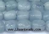 CAQ940 15 inches 6*6mm – 6*8mm nuggets aquamarine beads