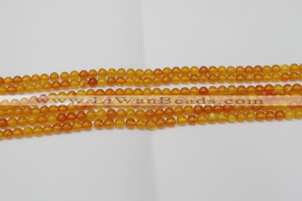 CAR102 15.5 inches 5mm round natural amber beads