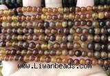 CAR215 15.5 inches 5mm round natural amber beads wholesale