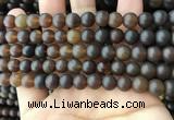 CAR218 15.5 inches 8mm round natural amber beads wholesale