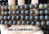 CAR219 15.5 inches 9mm round natural amber beads wholesale