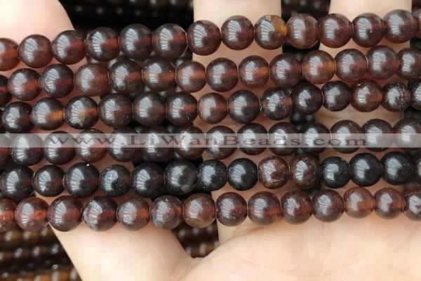 CAR229 15.5 inches 6mm round natural amber beads wholesale