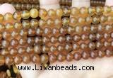 CAR234 15.5 inches 6mm - 7mm round natural amber beads wholesale