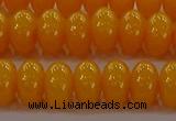 CAR410 15.5 inches 6*9mm rondelle synthetic amber beads wholesale