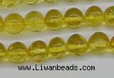 CAR555 15.5 inches 4mm - 5mm round natural amber beads wholesale