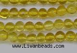 CAR558 15.5 inches 4mm - 4.5mm round natural amber beads wholesale