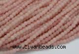 CAS01 15.5 inches 3mm round pink angel skin gemstone beads