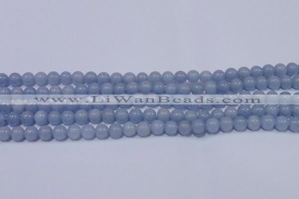 CAS201 15.5 inches 6mm round blue angel skin gemstone beads