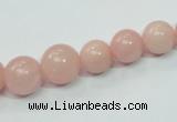 CAS33 15.5 inches 8mm - 16mm round pink angel skin gemstone beads