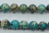 CAT01 15.5 inches 10mm round natural aqua terra jasper beads