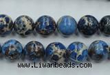 CAT211 15.5 inches 8mm round dyed natural aqua terra jasper beads