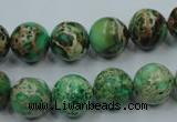 CAT224 15.5 inches 20mm round dyed natural aqua terra jasper beads