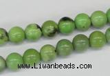 CAU02 round 8mm australia chrysoprase gemstone beads Wholesale