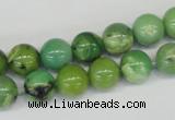 CAU03 10mm australia chrysoprase round gemstone beads Wholesale