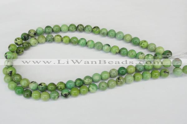 CAU03 10mm australia chrysoprase round gemstone beads Wholesale