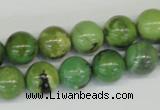 CAU04 round australia chrysoprase 12mm gemstone beads Wholesale