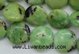 CAU202 15.5 inches 16mm flat round Australia chrysoprase beads