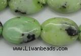 CAU204 15.5 inches 18*25mm oval Australia chrysoprase beads