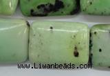 CAU206 15.5 inches 22*30mm rectangle Australia chrysoprase beads