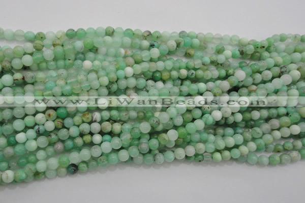 CAU301 15.5 inches 4mm round Australia chrysoprase beads wholesale