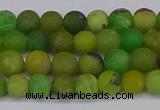 CAU411 15.5 inches 6mm round matte Australia chrysoprase beads