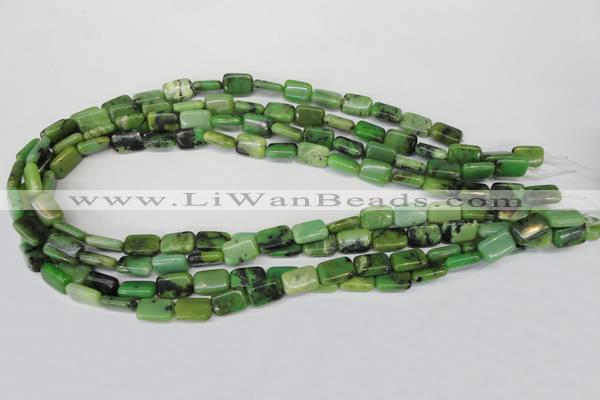 CAU52 15.5 inches 8*12mm rectangle Australia chrysoprase beads wholesale