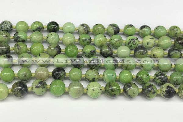 CAU540 15.5 inches 8mm round Australia chrysoprase gemstone beads