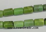 CAU57 15.5 inches 7*10mm tube Australia chrysoprase beads