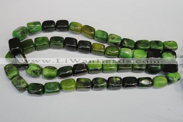 CAU60 15.5 inches 12*16mm nuggets Australia chrysoprase beads