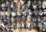 CBBS31 15 inches 12*25mm - 14*28mm hexahedral prism dogtooth amethyst beads