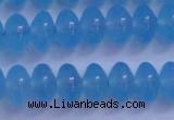 CBC271 15.5 inches 5*8mm A grade rondelle ocean blue chalcedony beads