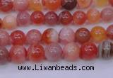 CBC400 15.5 inches 4mm A grade round orange chalcedony beads