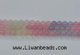 CBC422 15.5 inches 8mm round mixed chalcedony beads wholesale