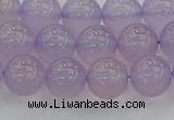 CBC432 15.5 inches 10mm round purple chalcedony beads wholesale