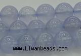 CBC452 15.5 inches 8mm round blue chalcedony beads wholesale