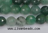 CBC701 15.5 inches 6mm faceted round African green chalcedony beads