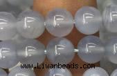 CBC719 15.5 inches 6mm round blue chalcedony gemstone beads