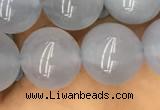 CBC734 15.5 inches 12mm round blue chalcedony beads wholesale