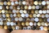 CBC801 15.5 inches 6mm round natural polka dot chalcedony beads