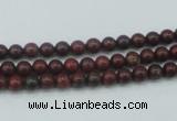 CBD10 15.5 inches 4mm round brecciated jasper gemstone beads