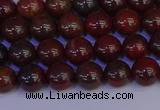 CBD351 15.5 inches 6mm round poppy jasper beads wholesale