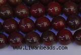 CBD352 15.5 inches 8mm round poppy jasper beads wholesale