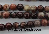 CBD61 15.5 inches 8mm round brecciated jasper gemstone beads