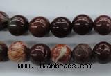 CBD62 15.5 inches 10mm round brecciated jasper gemstone beads